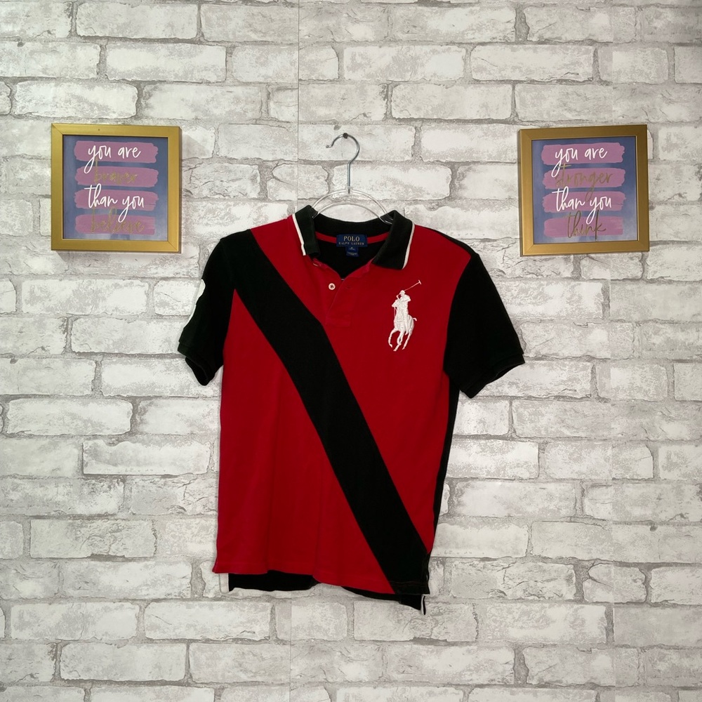 Black & Red Ralph Lauren Polo